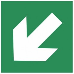 Panneau Flèche directionnelle 45° A045