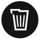 Panneau poubelle recyclage verre