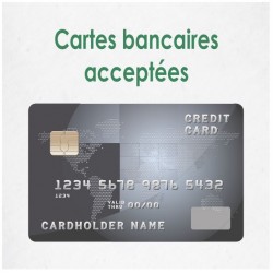 Cartes bancaires acceptées