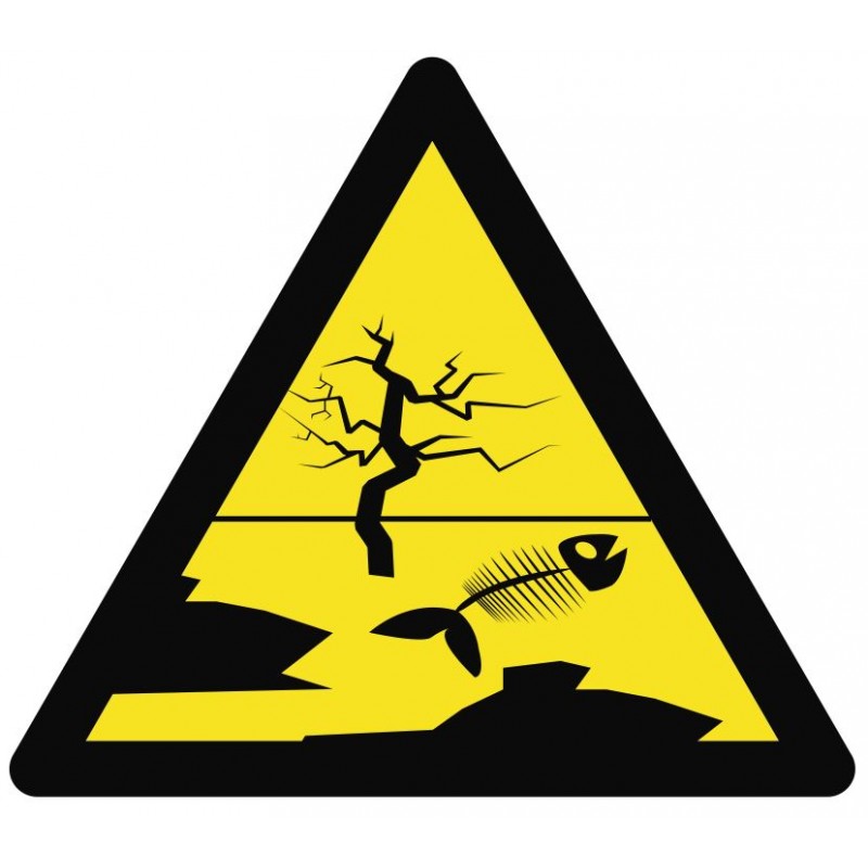 Un Danger Pour Simba 4 Lettres Panneau ou autocollant danger