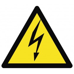 Panneau ou autocollant danger...