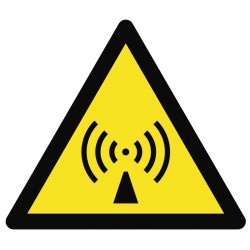 Panneau ou autocollant danger...