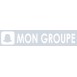 Autocollant Snapchat + votre nom en blanc