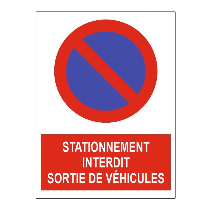 Disque de stationnement interdit souple à accrocher
