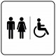 Aucollant WC mixtes et handicapés