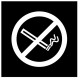 Panneau signalétique interdiction de fumer