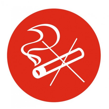 Affiche interdiction de fumer signe