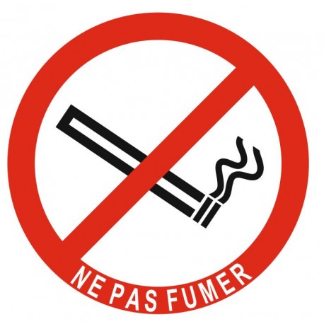 Plaque Pictogramme ne pas fumer