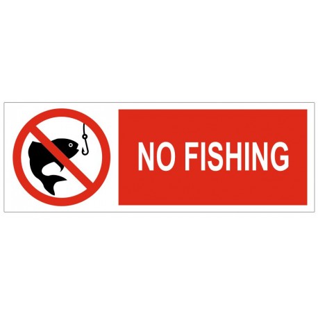 Panneau no fishing