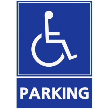 Panneau stationnement handicapé