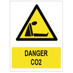 Panneau danger CO2 (REFAB693)