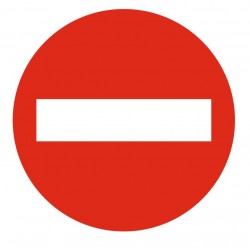 Panneau interdit