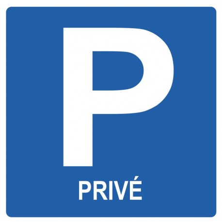 Panneau parking privé