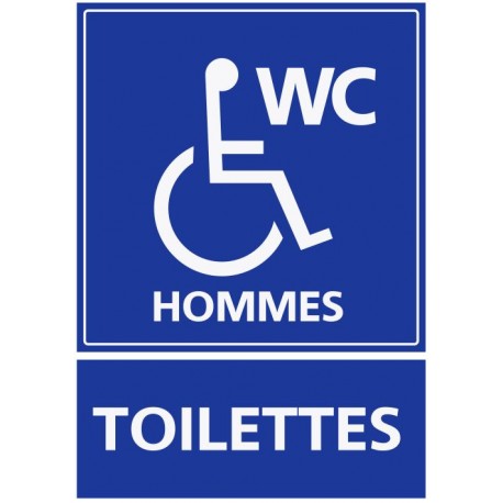Autocollant Toilettes handicapé