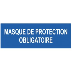 Panneau masque de protection obligatoire