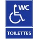 Autocollant Toilettes handicapés