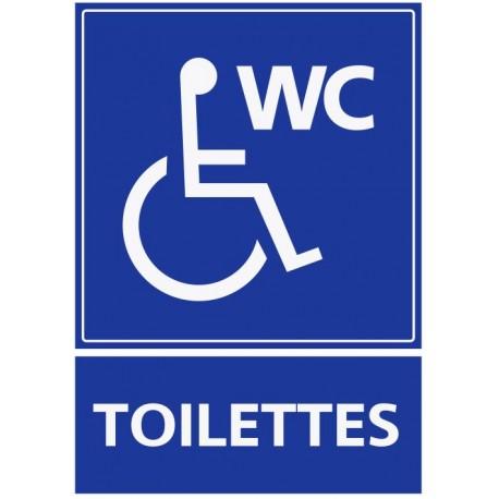 Autocollant Toilettes handicapés