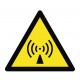 Panneau danger ondes radios