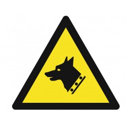 Panneau danger chien de garde