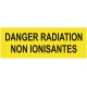 Panneau danger radiation non ionisante