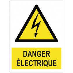 Panneau danger électrique