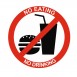 Panneau no eating and no drinking