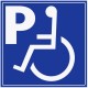 Panneau place handicapé
