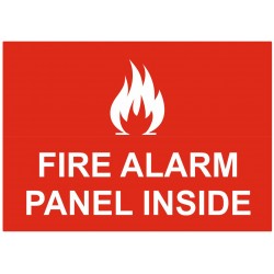 Panneau fire alarm panel inside