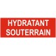 Panneau hydratant souterrain