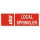 Panneau local sprinkler