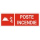 Panneau poste incendie