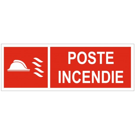 Panneau poste incendie