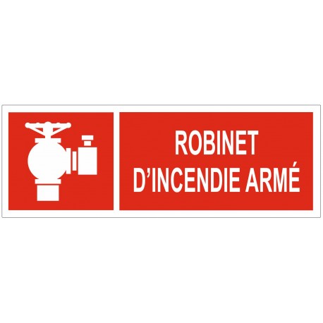 Panneau robinet d'incendie armé