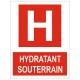 Panneau hydratant souterrain