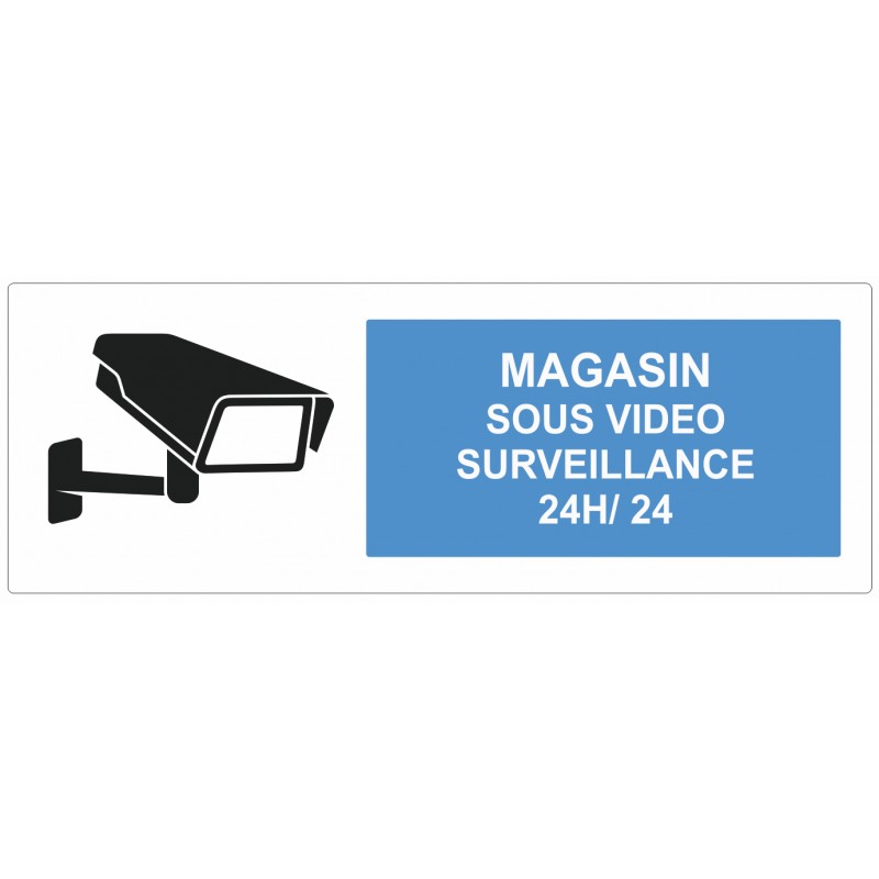 Panneau adhésif MAISON SOUS VIDEO SURVEILLANCE format 150 x 300 mm -  Cdiscount Bricolage