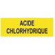 Panneau acide chlorhydrique