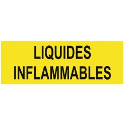 Panneau liquides inflammables