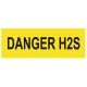 Panneau danger H2S