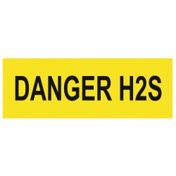 Panneau danger H2S