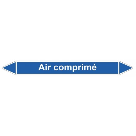 Etiquette tuyauterie air comprimé (REFF693)