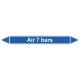 Marquage tuyauterie air 7 bars
