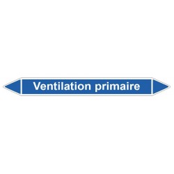Etiquette tuyauterie ventilation primaire