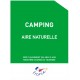 Panonceau Camping Aire naturelle