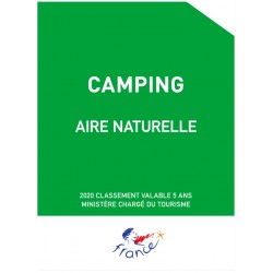Panonceau Camping Aire naturelle