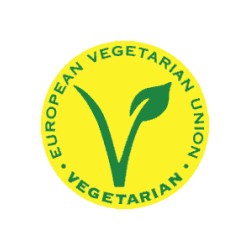 Etiquette végétarien logo