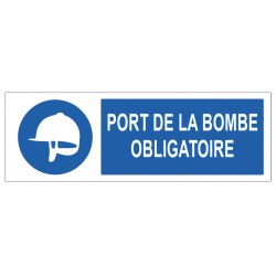Logo picto Port de la bombe obligatoire