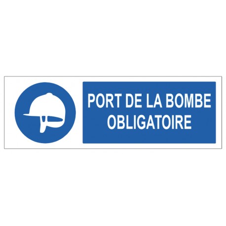 Logo picto Port de la bombe obligatoire