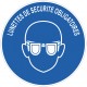 Pictogramme lunettes de securité obligatoires logo