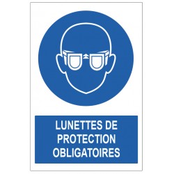 Picto lunettes de protection obligatoires