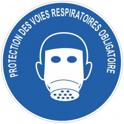Pictogramme protection des voies respiratoires obligatoire